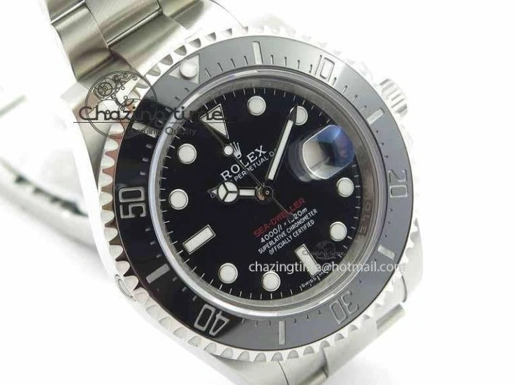 0207 Soft Sea Dweller 126600 43mm SS BP Maker Black Dial On SS Bracelet A 3656